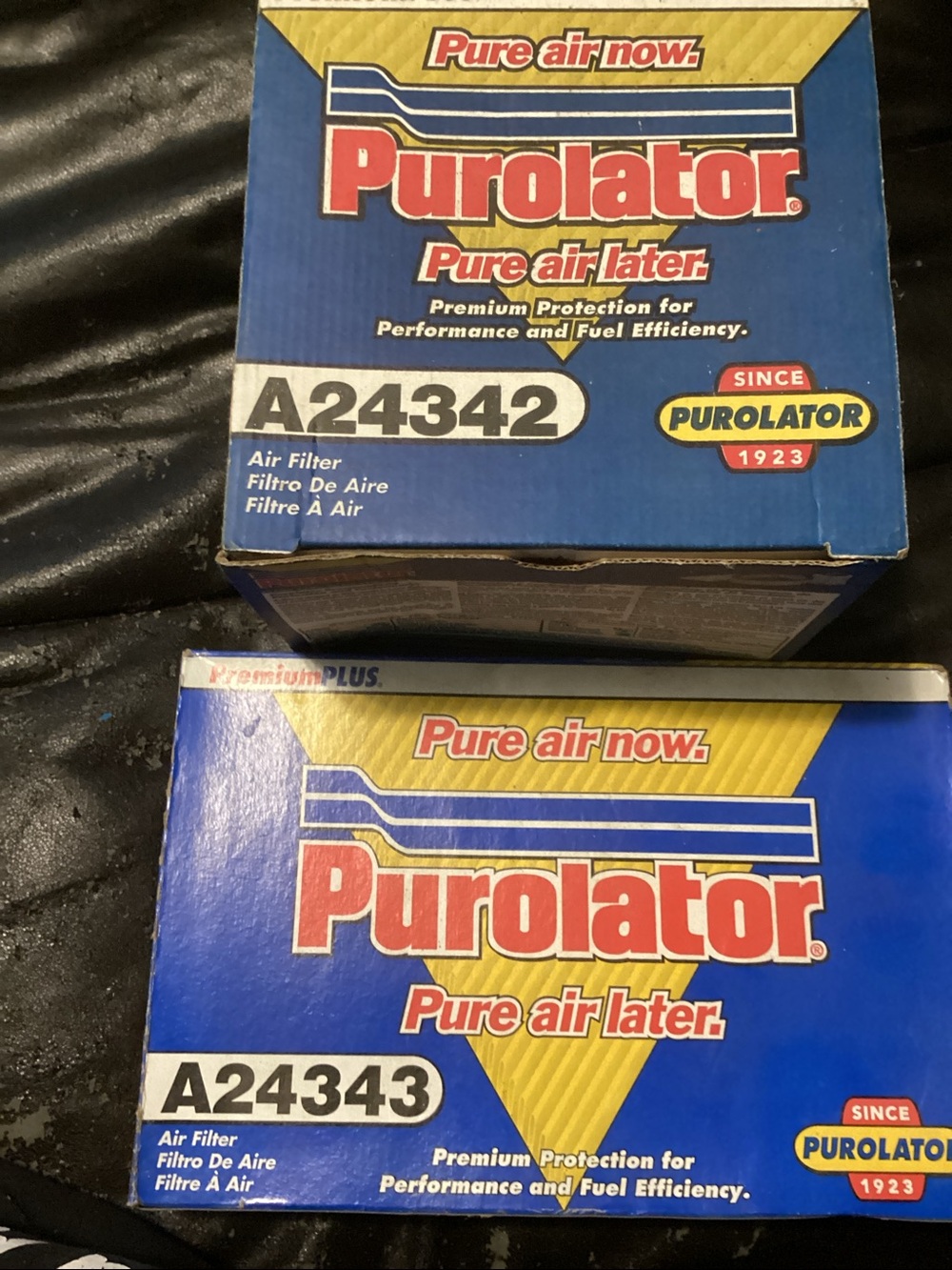 Purolator A24342  & A24343 Air Filter Box - both